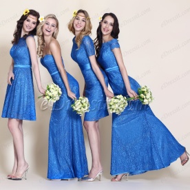 eDressit Blue Bridesmaid Dresses